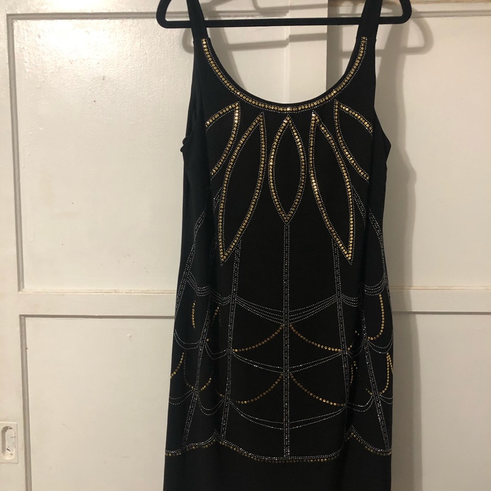 Black/ gold party dress